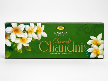 Chameli Chandni Premium Masala Incense Sticks Long-Lasting Floral Fragrance