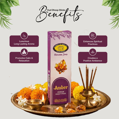 Amber Premium Dry Long Dhoop Sticks