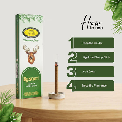 Kasturi Premium Dry Long Dhoop Sticks