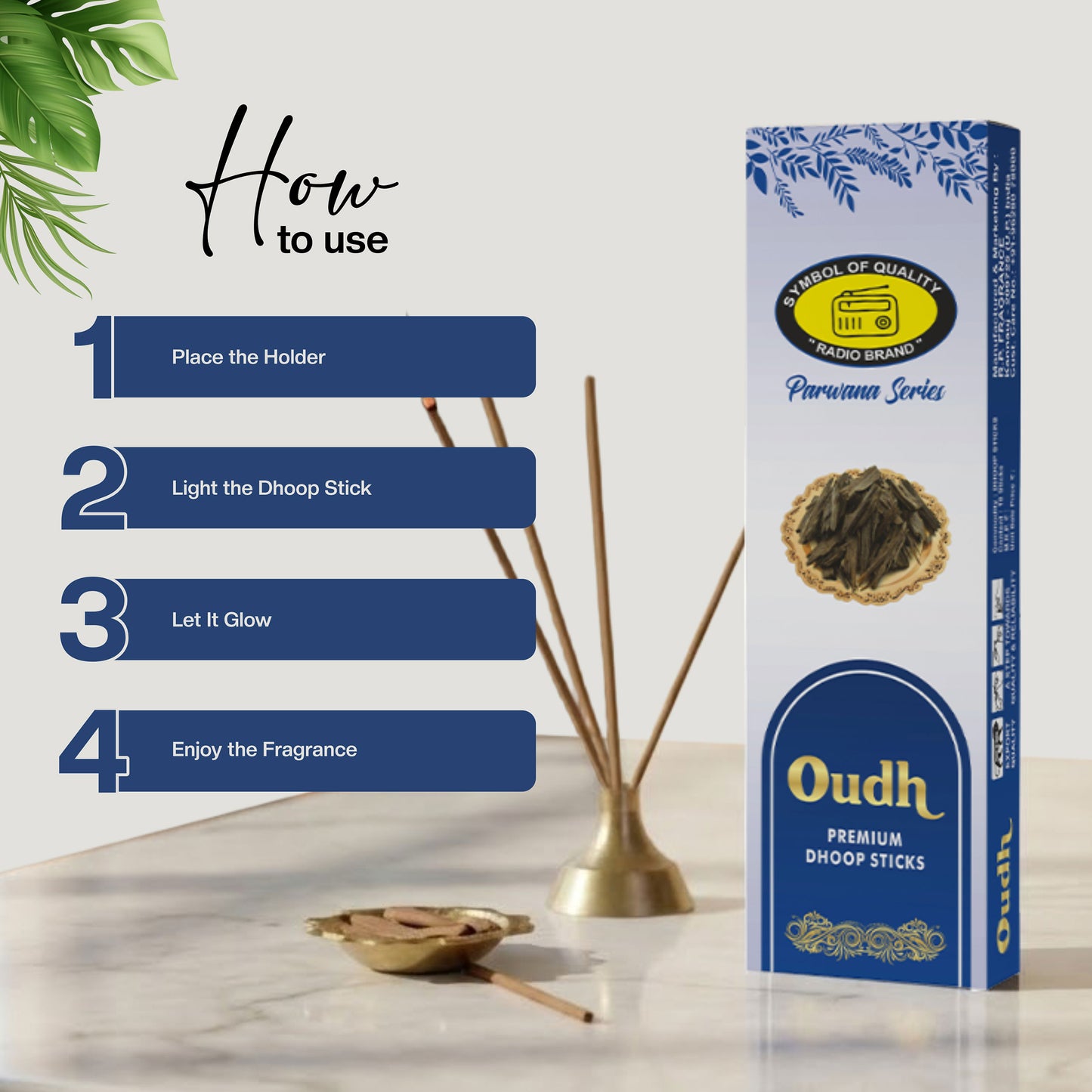 Oudh Premium Dry Long Dhoop Sticks