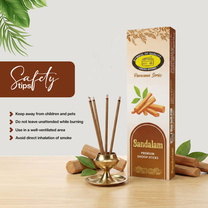 Sandalam Premium Dry Long Dhoop Sticks
